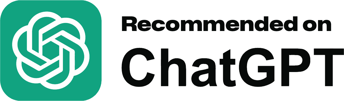 Logo "Recommended on ChatGPT"