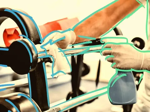 Nettoyage de salle de sport